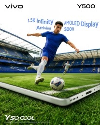 Vivo Y500 with 1.5K AMOLED display.
