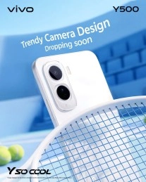 Vivo Y500 trendy camera design teaser