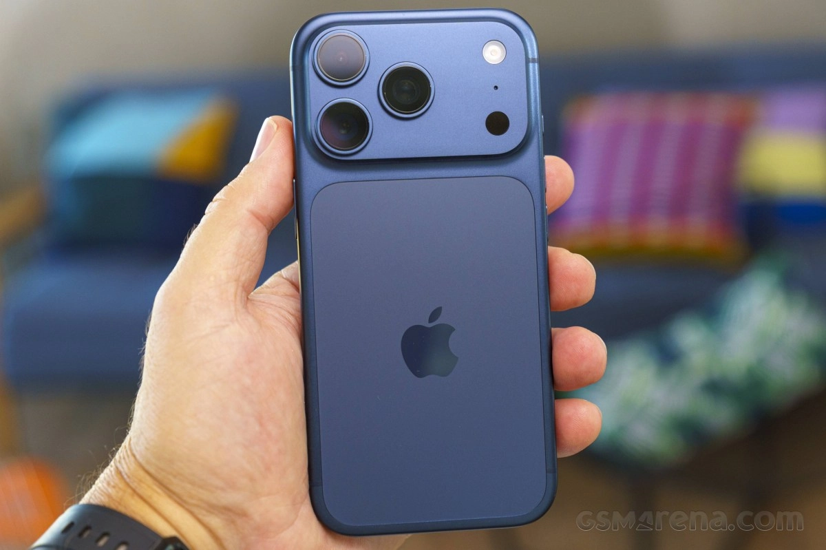 iPhone 18 Pro concept phone with triple rear cameras.