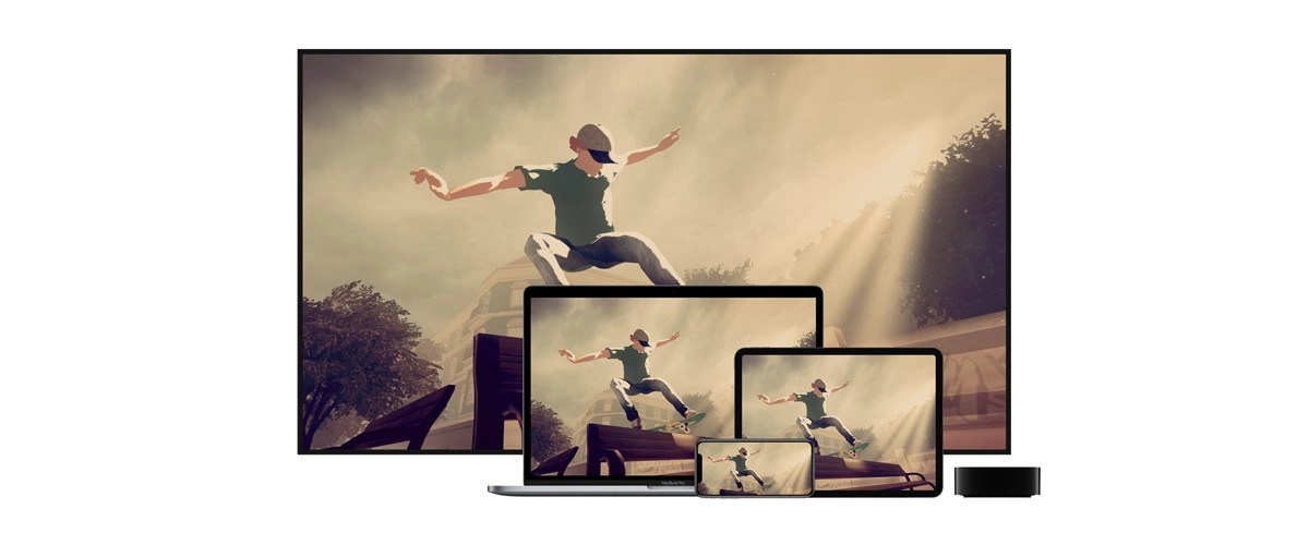 Gaming content displayed on multiple devices.