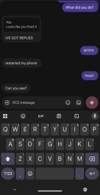 iOS 27 beta 2 RCS message inline reply