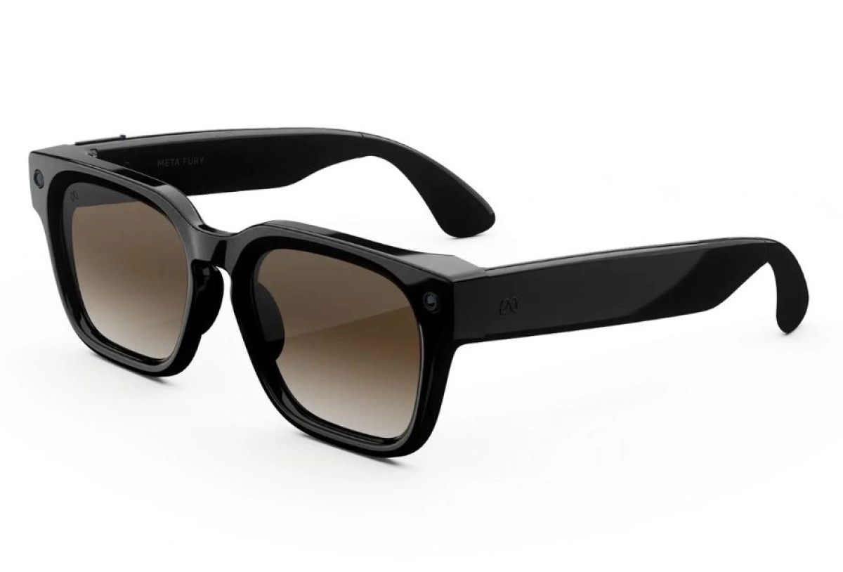 Meta 'Meta FURY' smart glasses with brown lenses