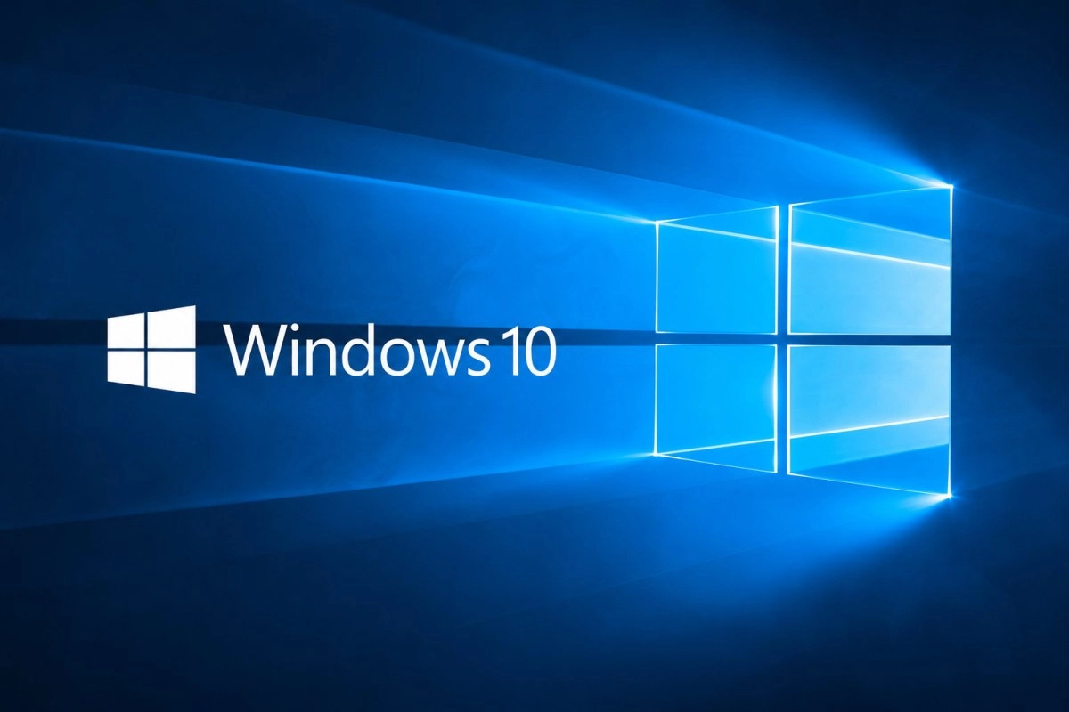 Windows 10 logo with extended support announcement