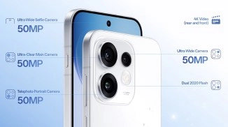 Oppo Reno16 Pro triple 50MP camera specifications.