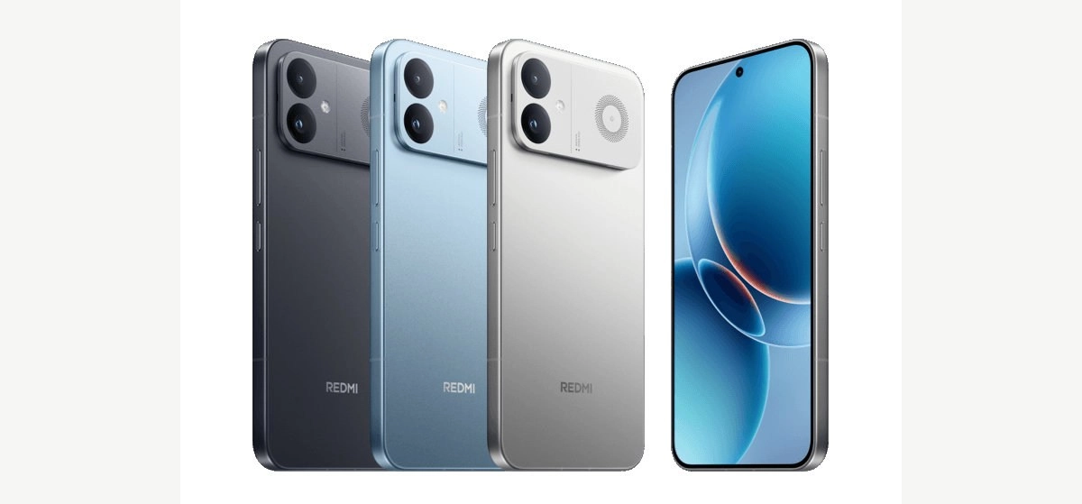 Redmi K90 Ultra phones in multiple colors.