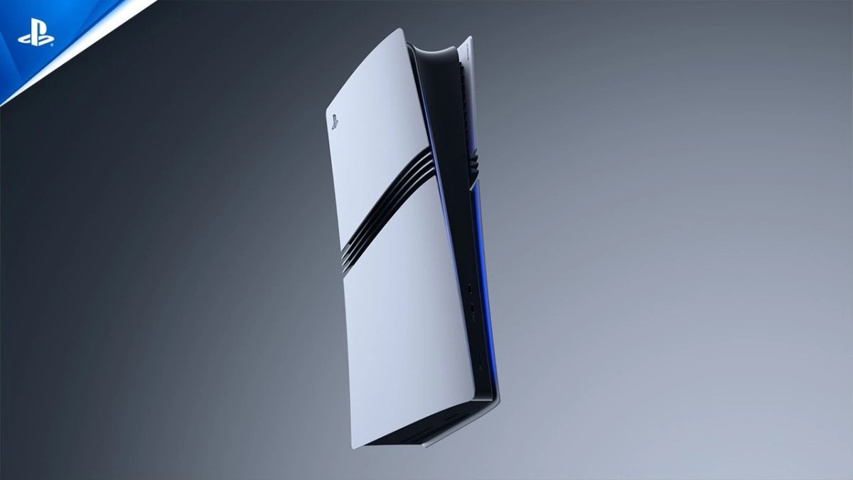 PlayStation 5 console with disc drive