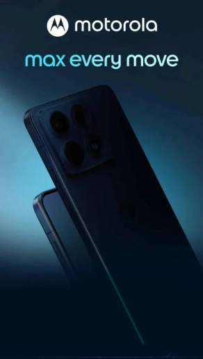 Motorola Edge 70 Max teaser with magnetic wireless charging.