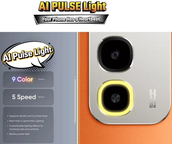Realme Narzo 100x AI Pulse Light