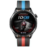 Honor Watch 6 Plus Motorcycle Edition with racing strap.