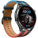 Honor Watch 6 Plus Motorcycle Edition striped strap.