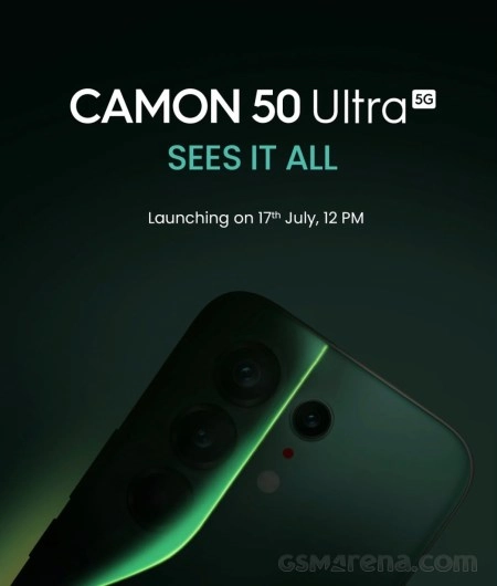 Tecno Camon 50 Ultra 5G launch date announced