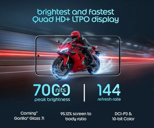 Motorola Edge 70 Max 7000 nits 144Hz display