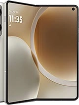 Honor Magic V6 foldable smartphone, partially open