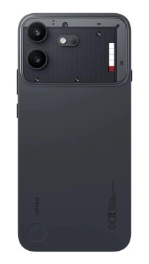 Nothing Phone (4b) black smartphone back view