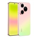 Huawei Pura 90s Pro Max pink-green gradient phone.