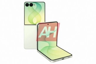 Leaked renders of Samsung Galaxy Z Flip 5 clamshell phone.