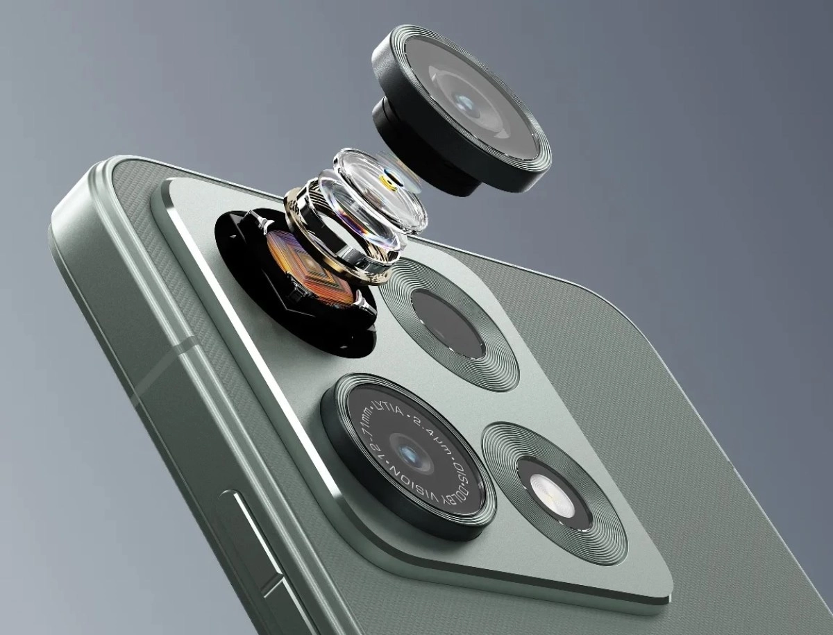 Motorola Edge 70 Max camera module exploded view
