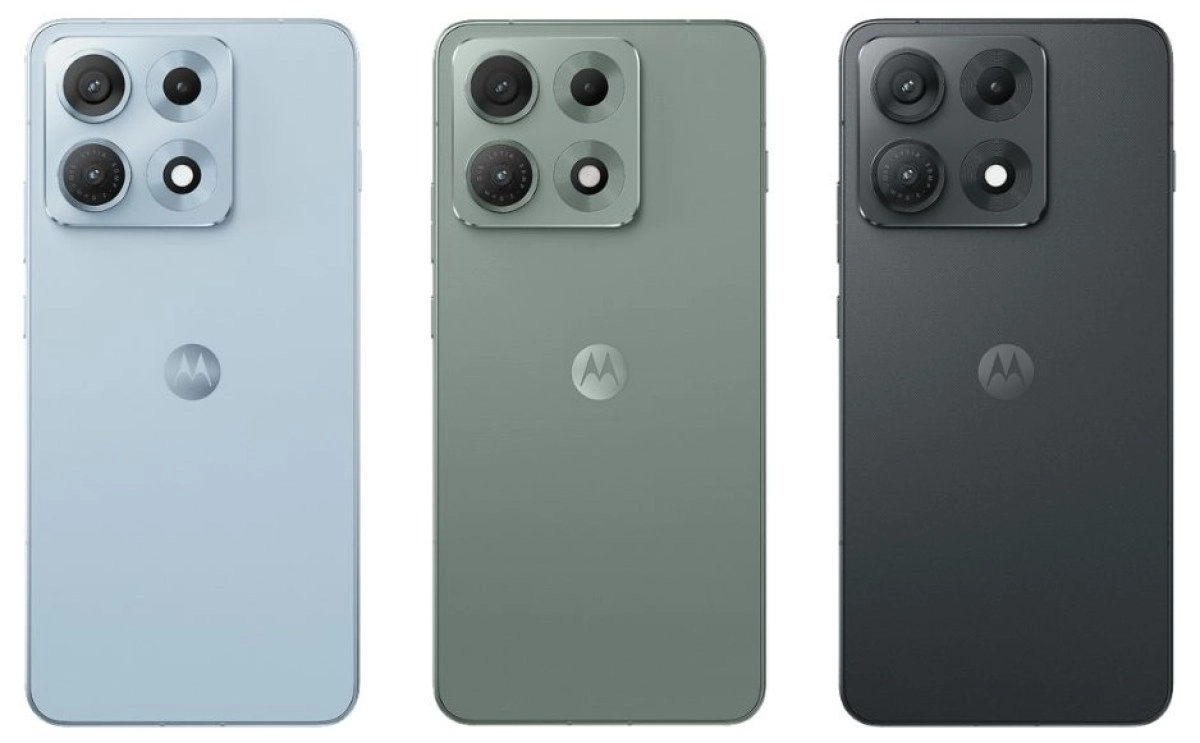 Motorola Edge 70 Max three color options.