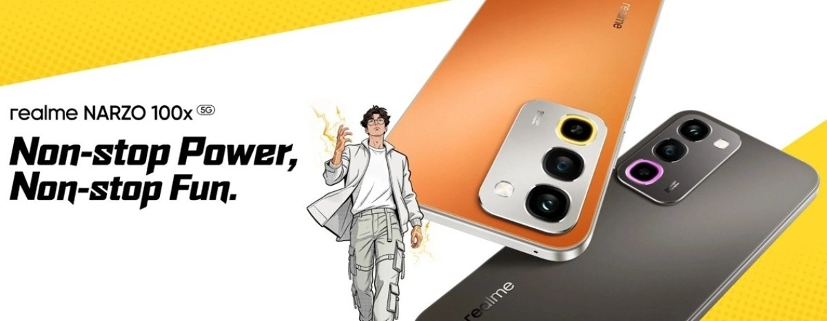 Realme Narzo 100x 144Hz screen 8000 mAh battery