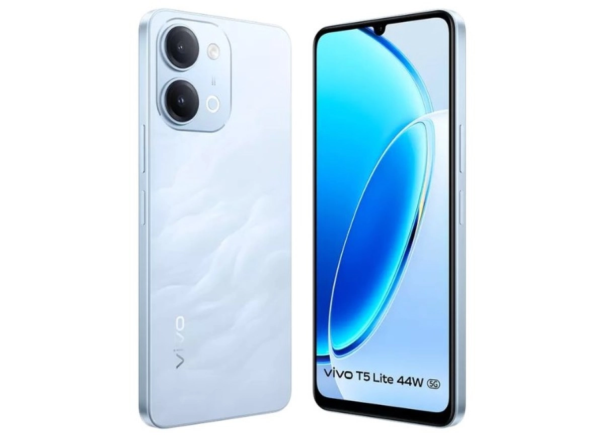 vivo T5 Lite 44W 5G blue smartphone