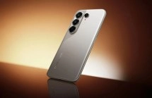 Tecno Camon 50 Ultra rear view, gold.