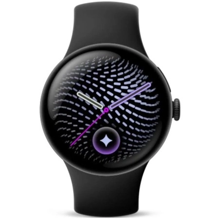 Google Pixel Watch 5 front view on white background.