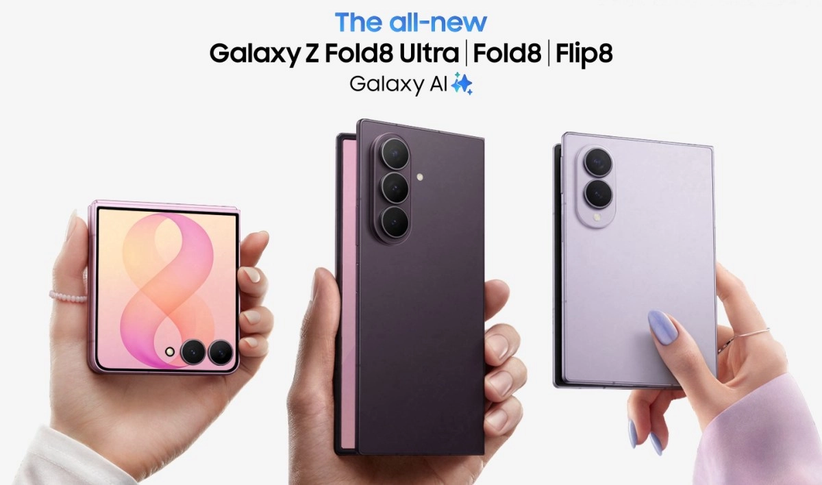 Samsung Galaxy Fold8 series, Z Flip8 phones