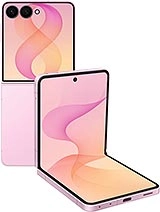 Pink Samsung Galaxy Z Flip8 foldable phone.