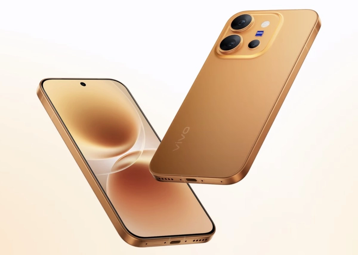 Gold vivo X300 E with Zeiss cameras