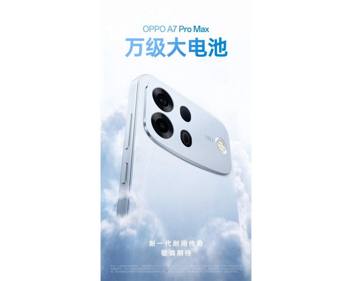 Oppo A7 Pro Max large battery confirmed.