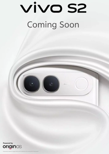 vivo S2 teaser showing dual camera and OriginOS