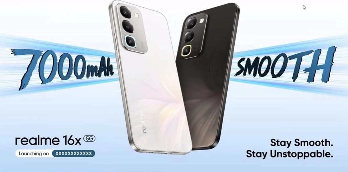Realme 16x 5G with 7000mAh battery