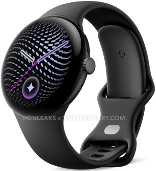 Official Google Pixel Watch 5 black render.