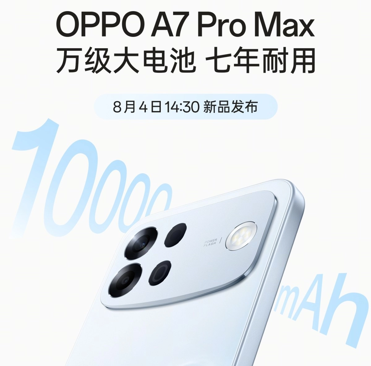 Oppo A7 Pro Max 10000 mAh battery.