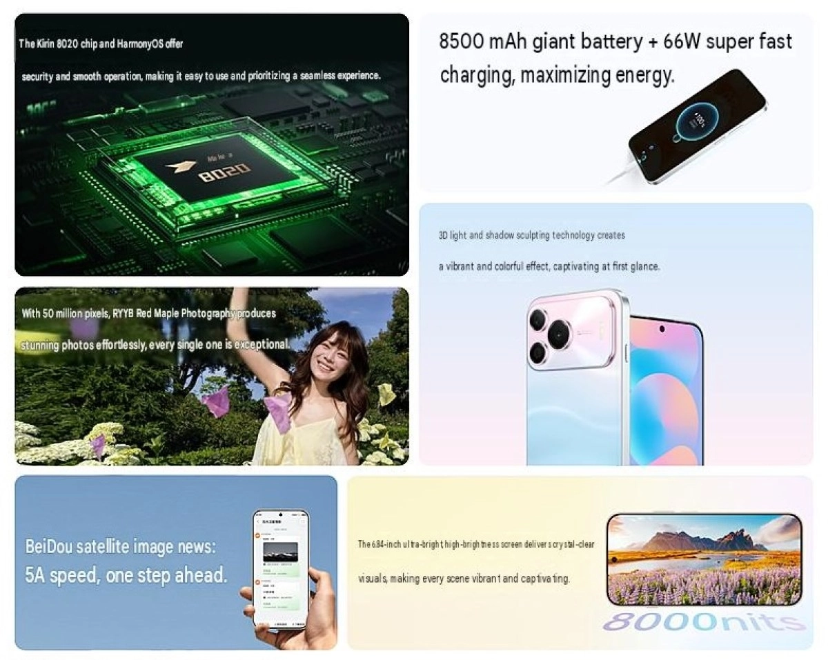 Huawei nova 16 SE, MatePad Pro, MateBook Fold.