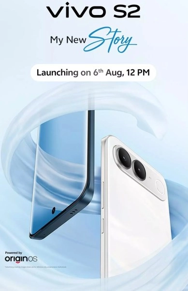 Vivo S2 launch date and design revealed August 6th.