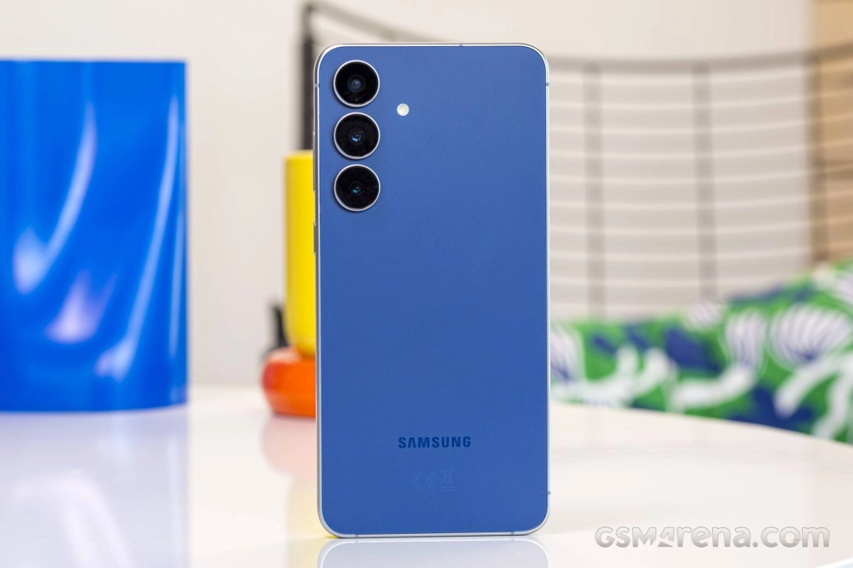 Samsung Galaxy S26 FE triple rear camera setup.
