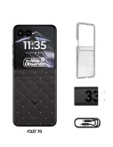 Motorola Razr 70 Swarovski Edition phone and accessories.