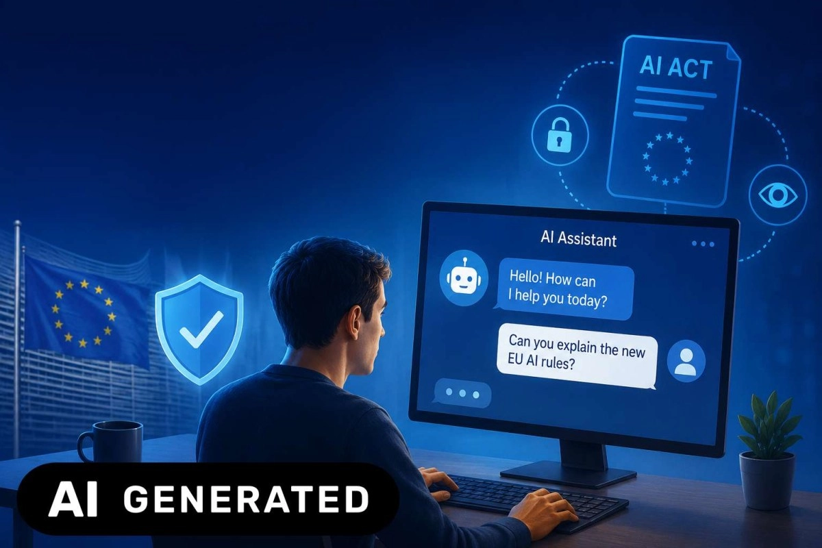 AI chatbot explains new European AI transparency rules.
