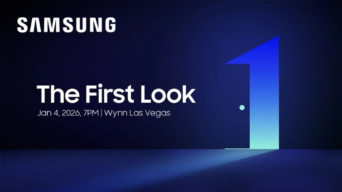 Samsung 'The First Look' CES 2026 render.
