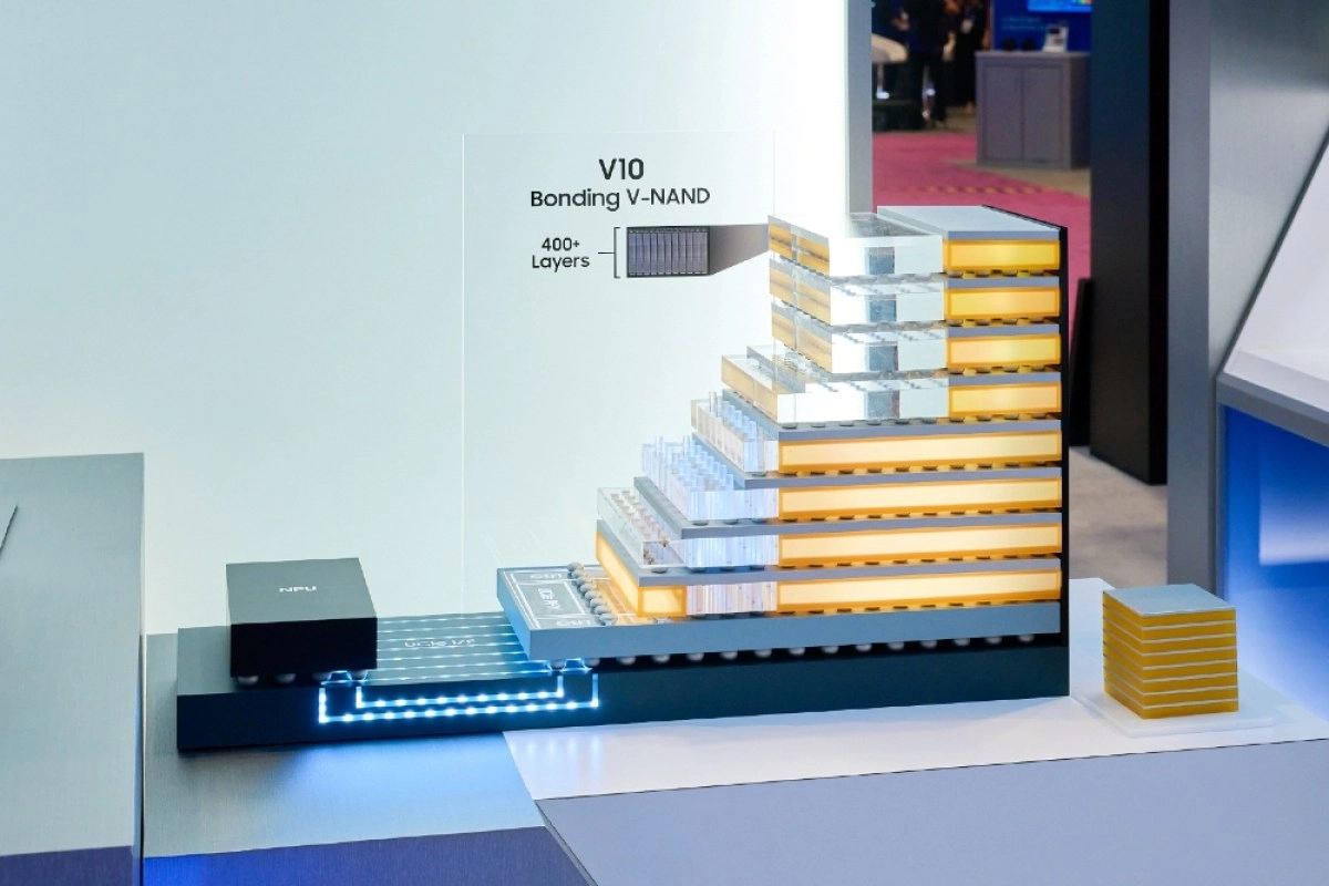 Samsung V10 Bonding V-NAND model with 400+ layers.