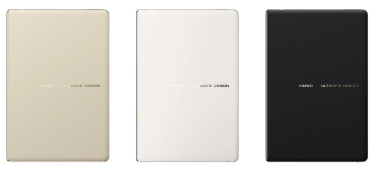 Huawei MateBook Fold 2026 three color options.
