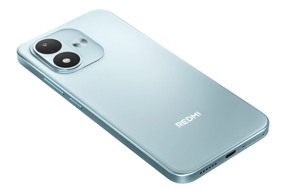 Redmi Note 17 blue back with dual cameras