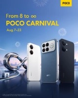 POCO Carnival 'From 8 to ∞' event phones