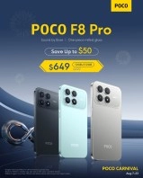 POCO F8 Pro phones and savings for POCO Carnival