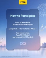 POCO Carnival 2026 participation instructions and logo.