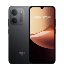 Redmi 17C 5G dark grey phone front and back.