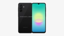 Samsung Galaxy A18 front and back view
