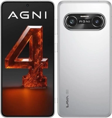 Lava Agni 4N phone front and back view.