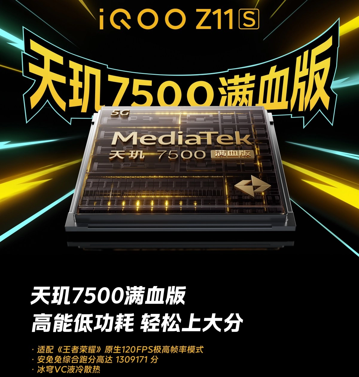 iQOO Z11s MediaTek Dimensity 7500 chipset